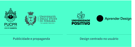 Formação em design e publicidade de Guilherme Pereira